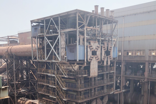 Ninggang 1 # sintering 460m² sintering ring cooler waste heat power generation